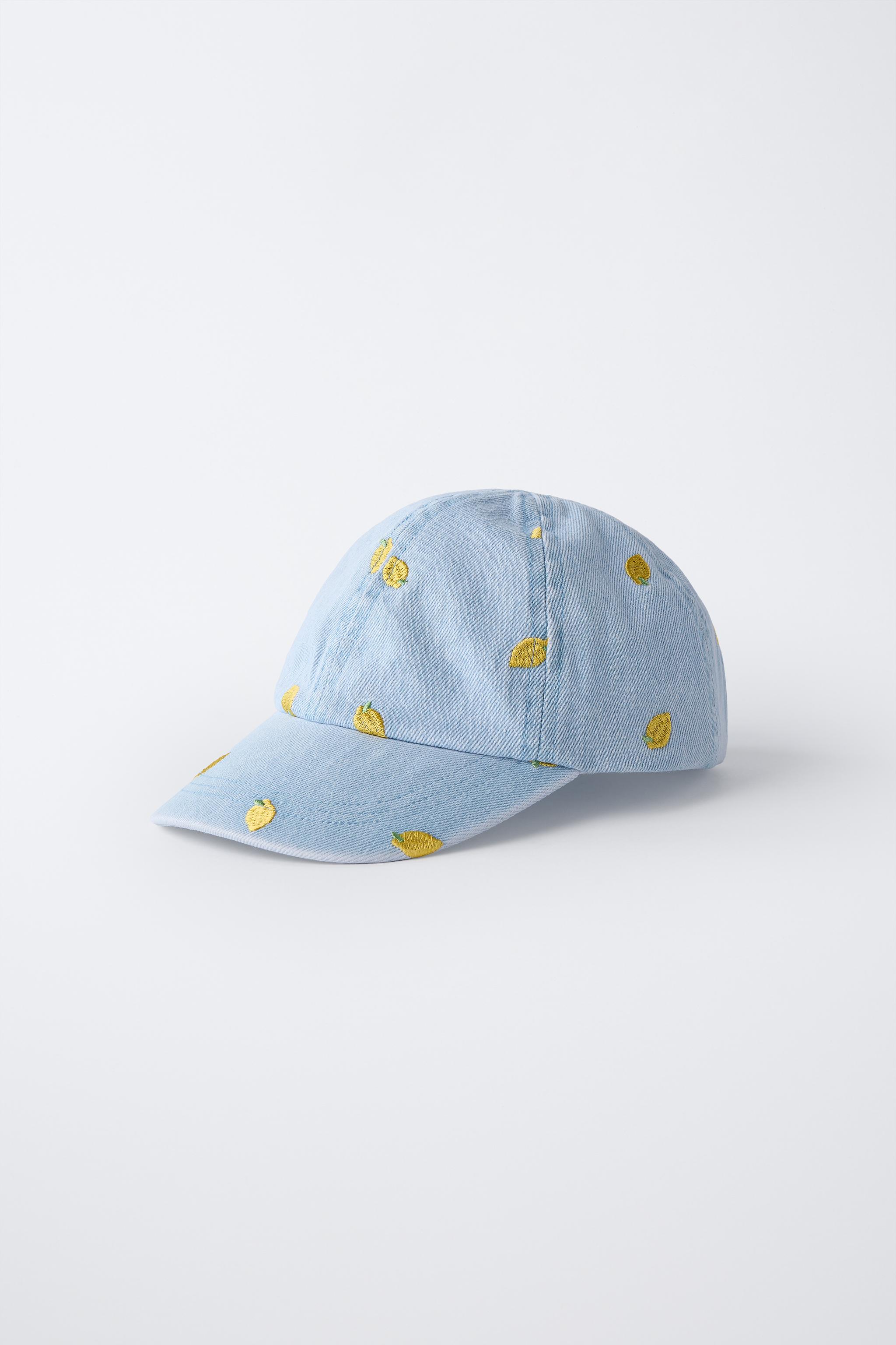 CASQUETTE EN DENIM CITRONS BRODÉS